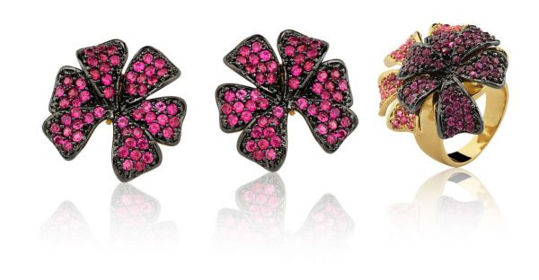 Conjunto 045: Anel e Brincos.